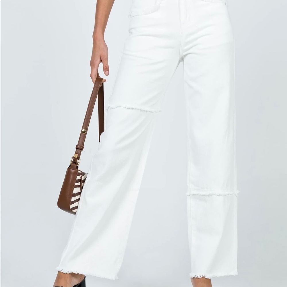 PRINCESS POLLY OUTCAST STRAIGHT LEG PANEL JEANS